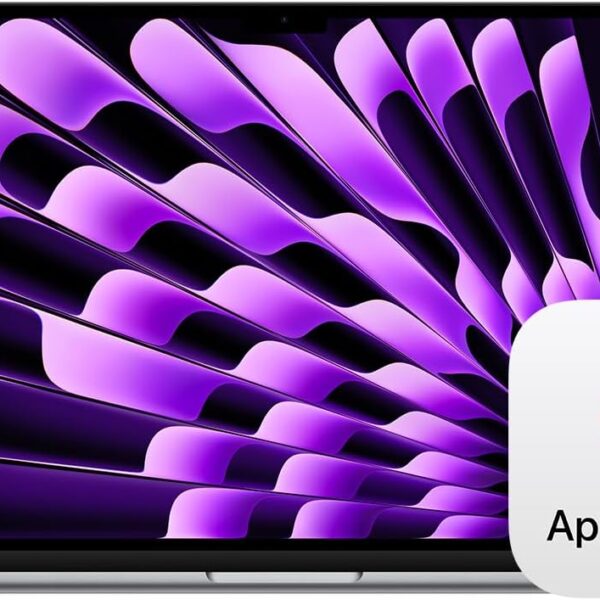 Apple 2024 MacBook Air 15-inch Laptop with M3 chip: Built for Apple Intelligence, 15.3-inch Liquid Retina Display, 24GB Unified Memory, 512GB SSD Storage; Space Gray with AppleCare+ (3 Years)