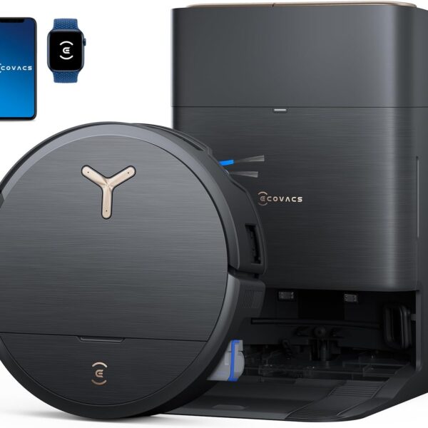 ECOVACS DEEBOT X9 PRO Omni Robot Vacuum and Mop, Blast™ 16,600Pa Suction, OZMO Roller Instant Self-Washing Mopping, ZeroTangle™ 3.0, Triple Lift System, AI Smart Navigation, Hands-Free Omni Station