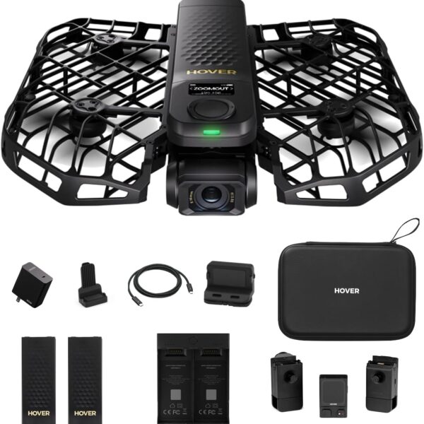 X1 PROMAX 8K Action Flying Camera, Foldable Drone with Camera with 42 KM/H Follow Speed, 10+ Fully Automatic Flight Modes, Fly Anywhere with OmniTerrain, SmoothCapture 2.0(Fly Joy Combo)